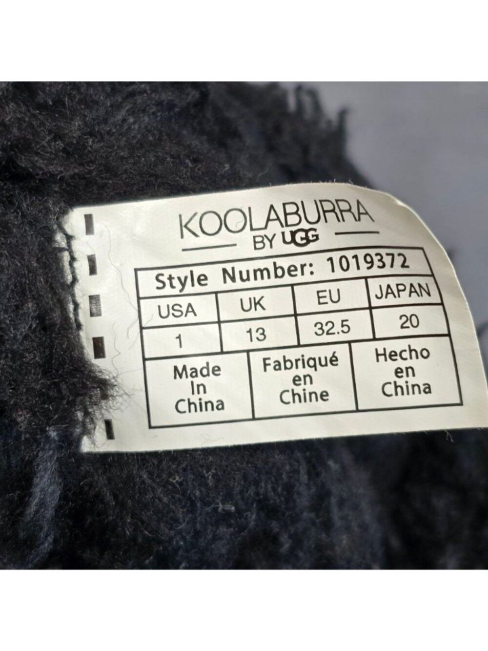 Koolaburra Ugg Girls Boots Size 1 Black Faux Fur Lined Suede Winter Bow Details - Picture 2 of 7